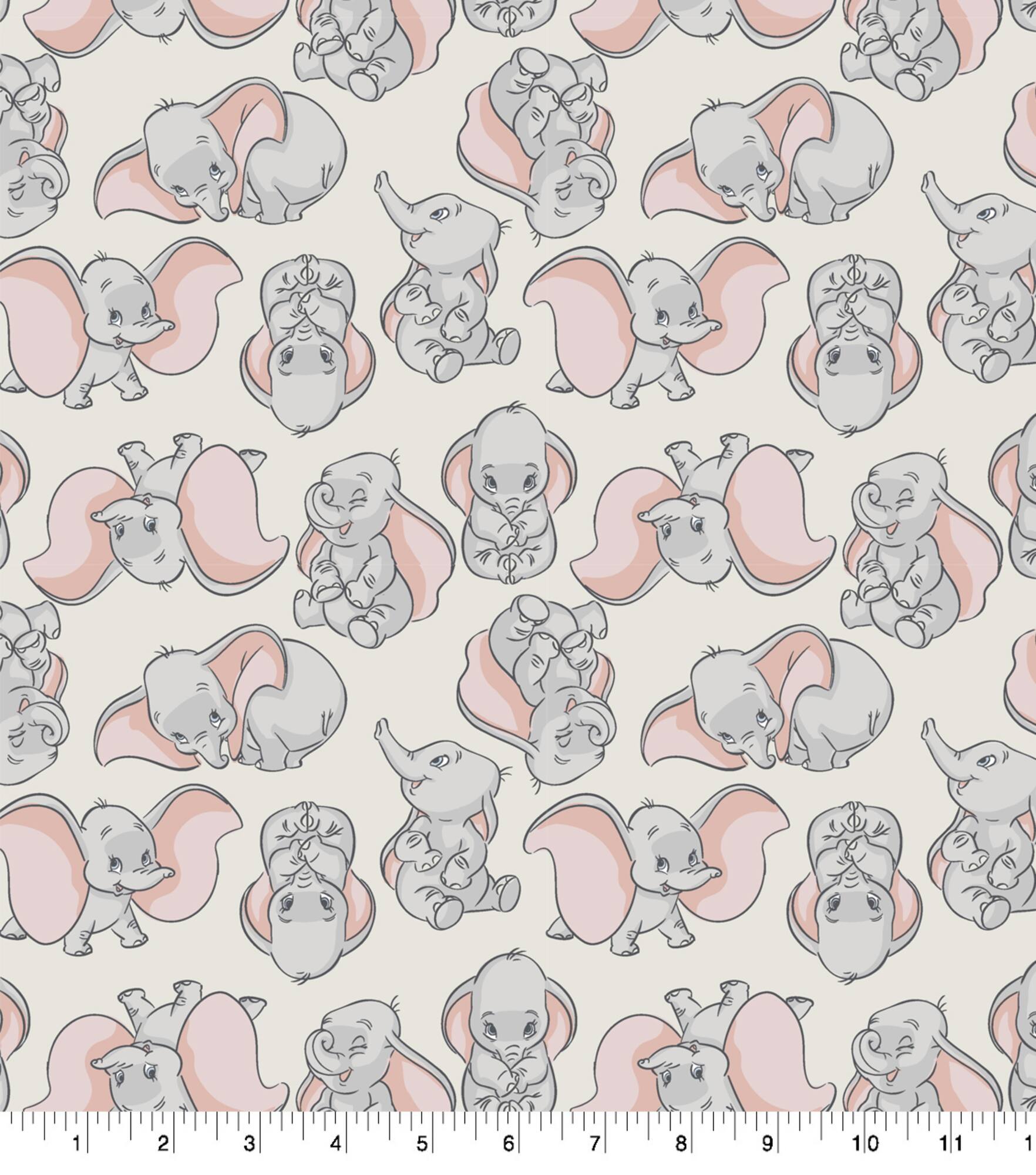 Disney® Dumbo Poses Cotton Fabric